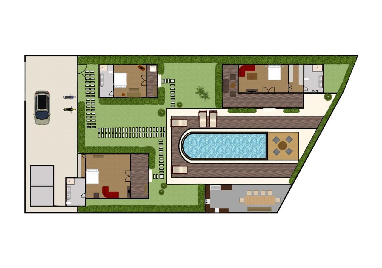 Villa Lina By Optimum Bali Villas Canggu Eksteriør billede